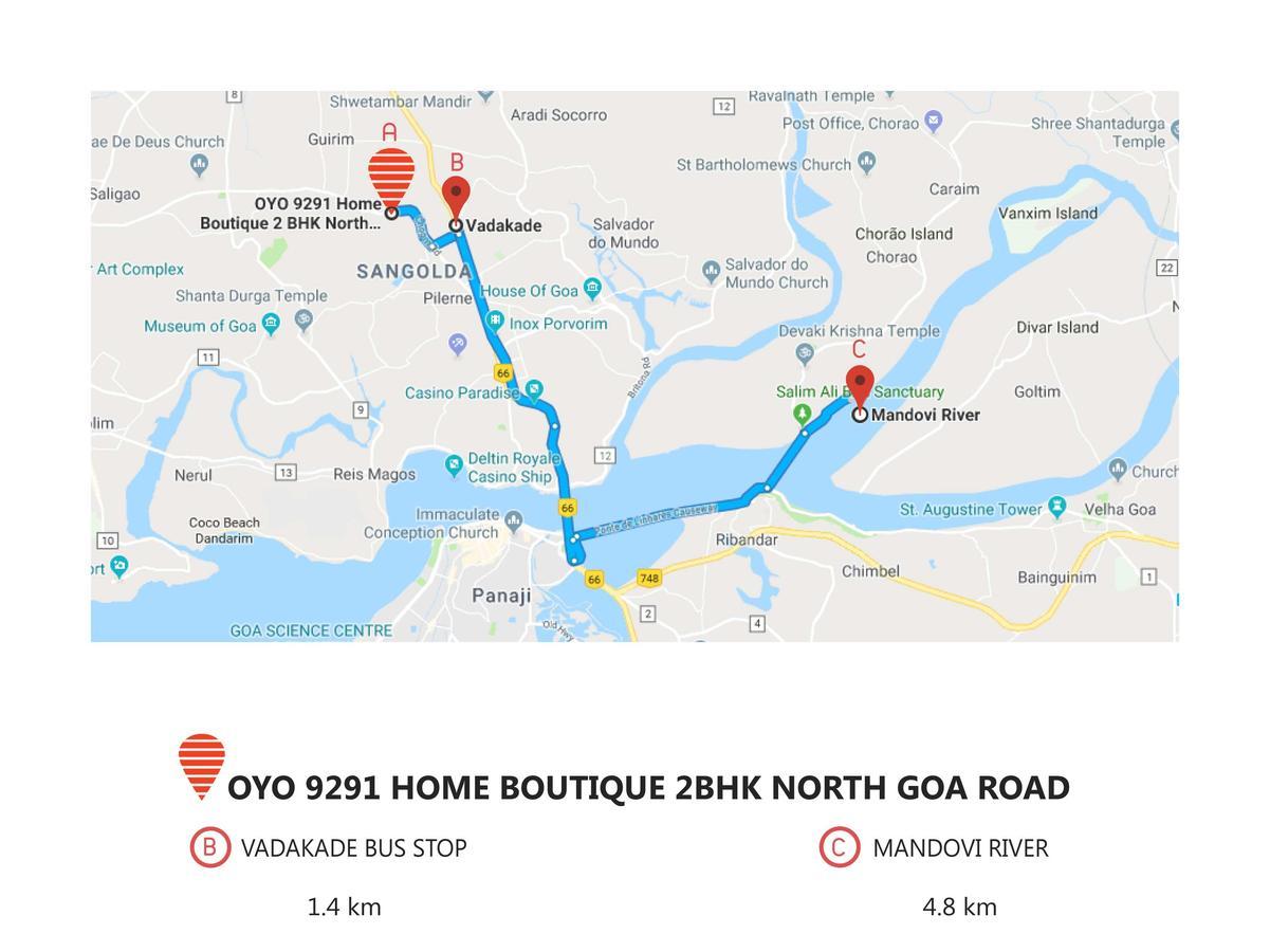 SangoldaBoutique 2 Bhk North Goa Road公寓 外观 照片